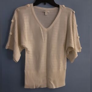 New York and Company off white Kimono sleeve sweater